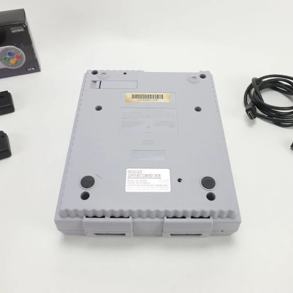 Super Nintendo SNES Complete with Games Controllers HDMI SNS-001 Mario Brothers
